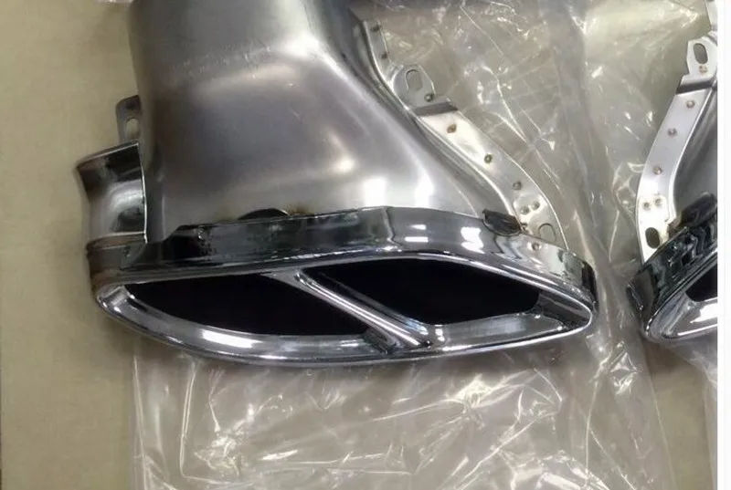 exhaust pipes tail tips FIT FOR 2015 W205 C180/C200/C250/C300/C450 AMG pipes Exhaust Tips/Tail Tips AMG Rear Lip