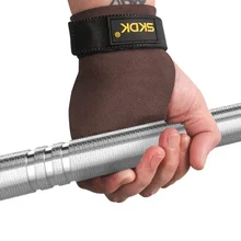 1 пара, перчатки для спортзала из воловьей кожи, противоскользящие перчатки для тяжелой атлетики, перчатки для тренировок, Перчатки для фитнеса, защита ладони, браслет a1