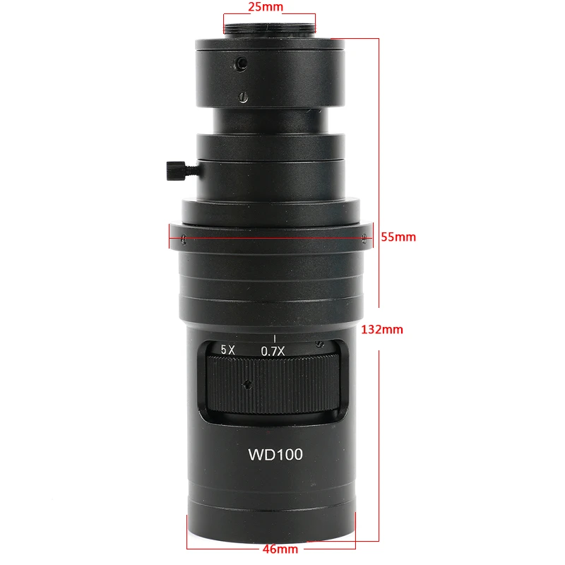  36MP 1080P 2K 60FPS HDMI USB Industrial Digital Video Microscope Camera+ 200X 500X Zoom C Mount Len