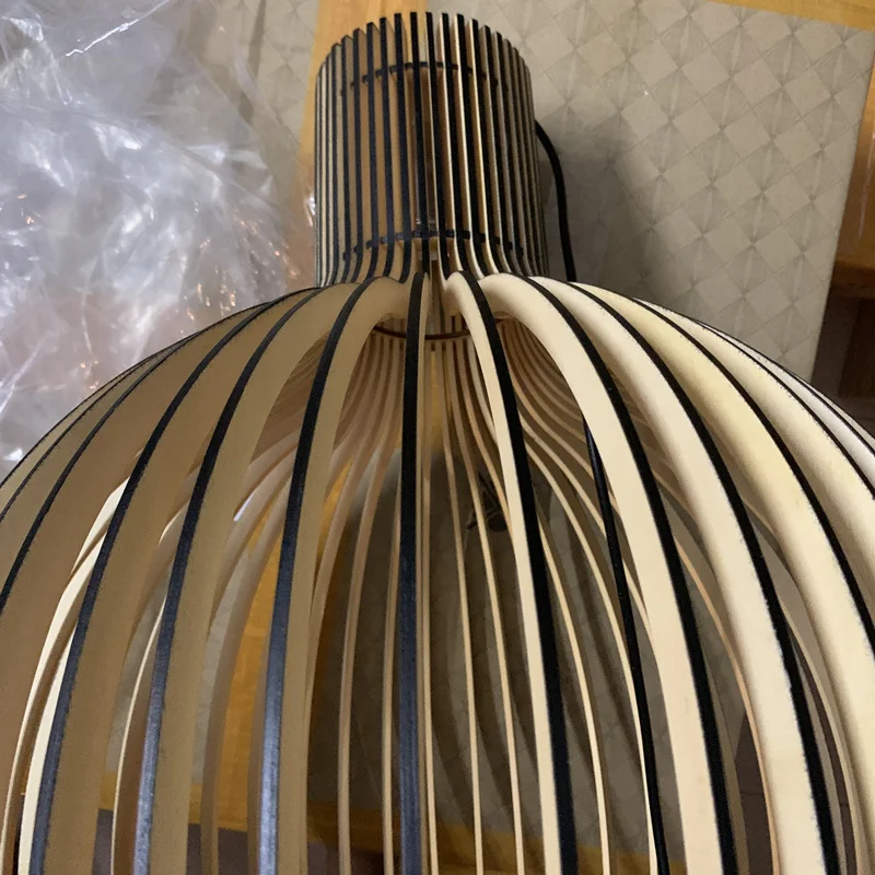 Голландский промышленный фонарик в виде птицы деревянный подвесной светильник американский Сельский скандинавский Бар Кафе из цельного дерева E27 лампа подвесной светильник