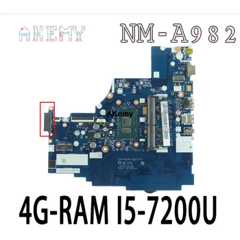 

NM-A982 Laptop motherboard For Lenovo 310-14IKB original mainboard 4G-RAM I5-7200U