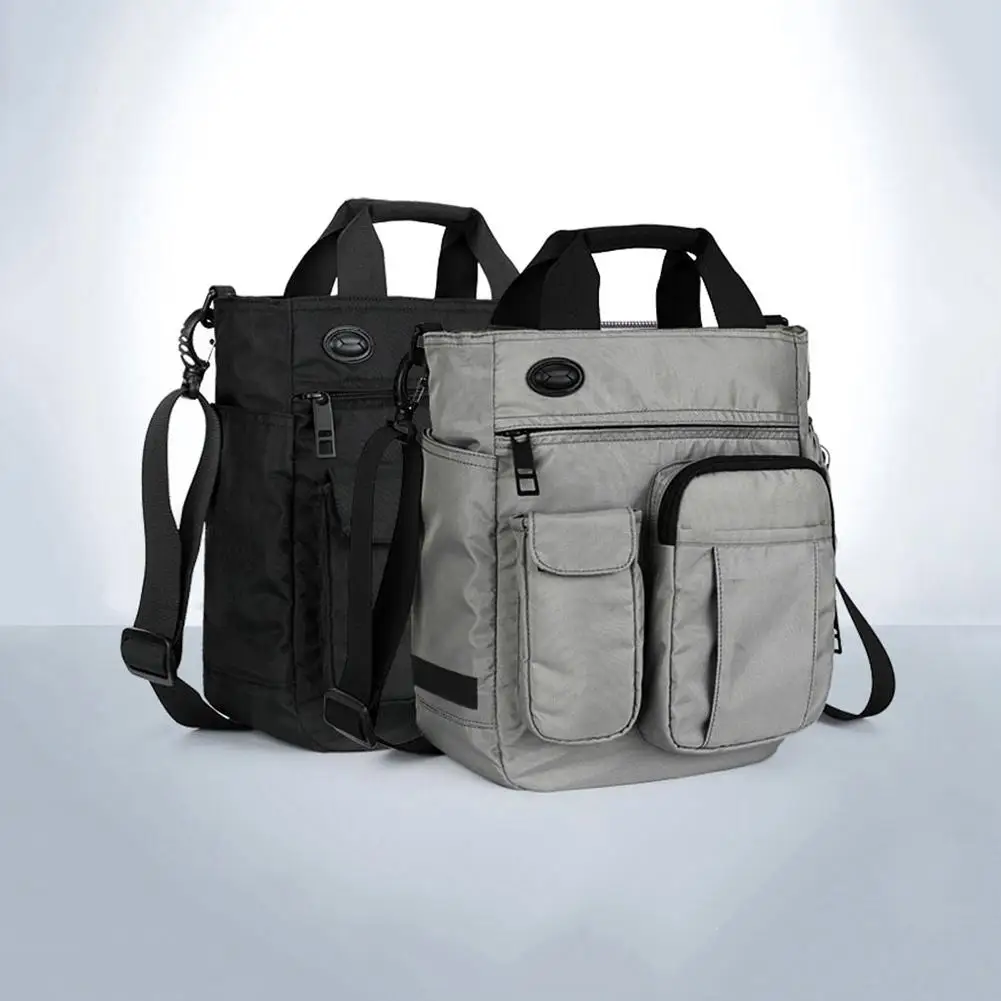 Деловые сумки для мужчин мульти молния Tote портфель через плечо сумка для ноутбука