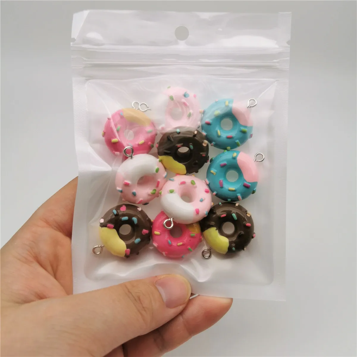 10 шт. смолы Kawaii домашний кукольный домик аксессуары Миниатюрные Мини Конфеты Пончик кукла еда играть Декор кухонные игрушки