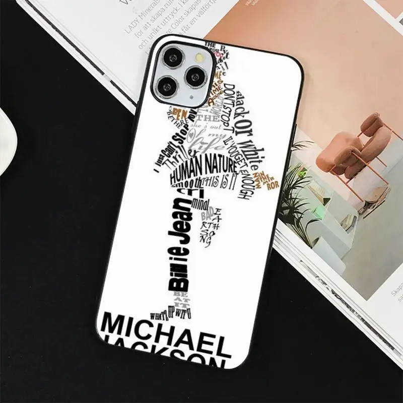YNDFCNB Michael jackson Phone Case for iPhone 11 12 pro XS MAX 8 7 6 6S Plus X 5S SE 2020 XR cover