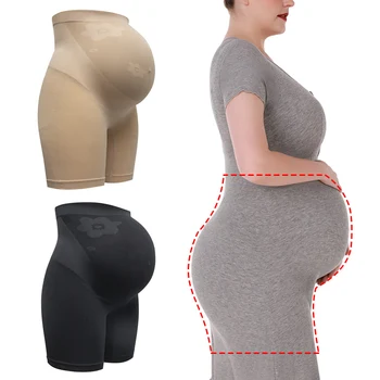 

High Waist Shapewear Maternity Body Shaper Pregnancy Abdomen Support Panties Seamless Slimming Shorts Legging Pants for Dress