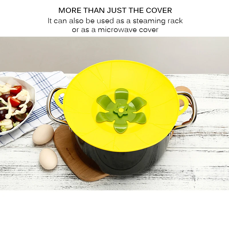 Термостойкая Силиконовая крышка для кастрюль и сковородок|Крышки посуды| |