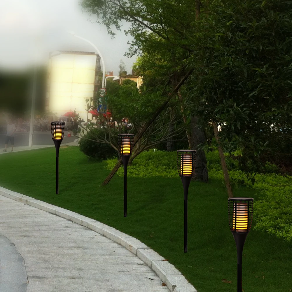 Solar Flame Light Dance Flame Design Outdoor Waterproof Garden Torch Lamp for Courtyard Garden Balcony landscape light Solar Flame Light Dance Flame Design Outdoor Waterproof Garden Torch Lamp for Courtyard Garden Balcony landscape light