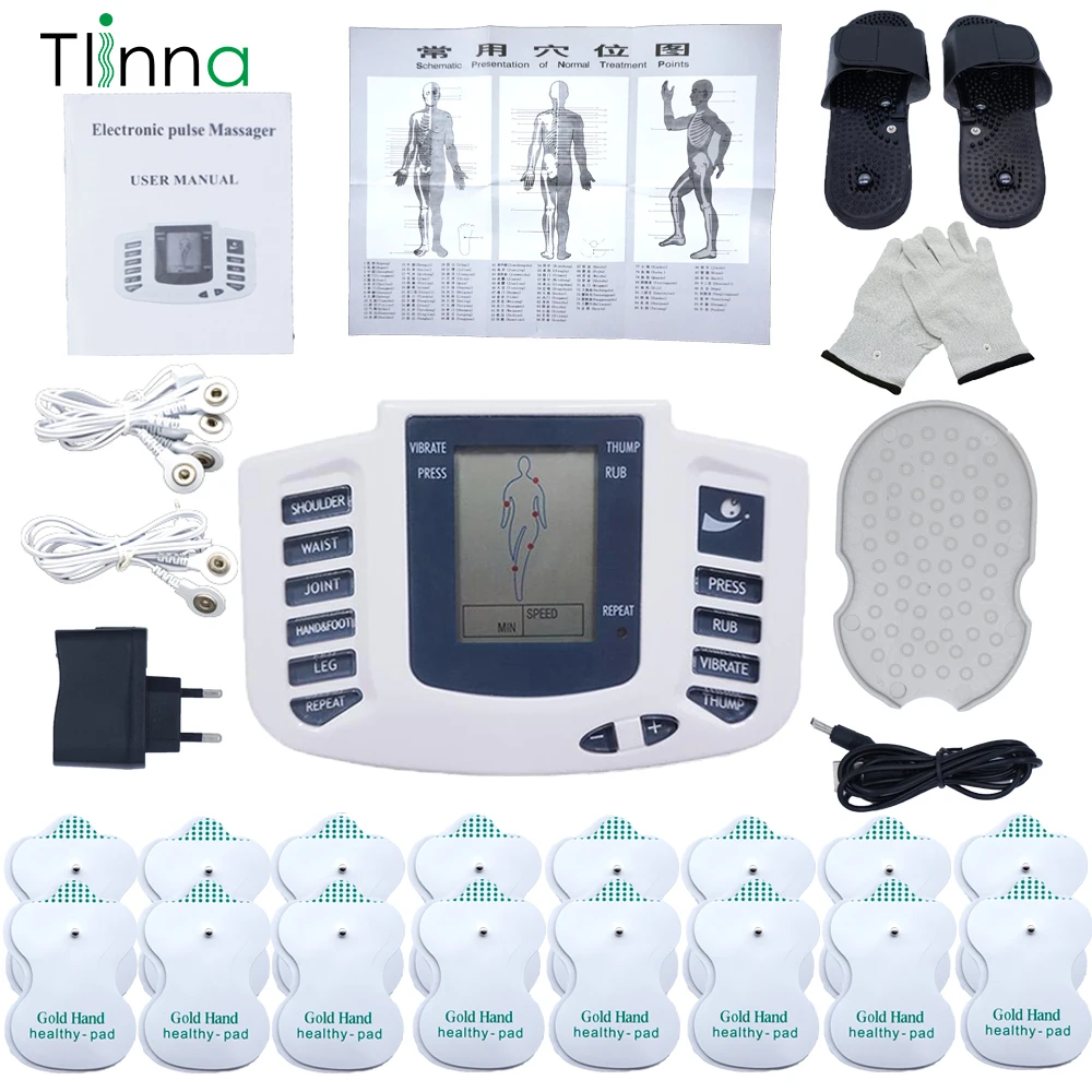Pulse-Massage Acupuncture Tens Relief-Therapy Muscle-Stimulator Health-Care Electronic