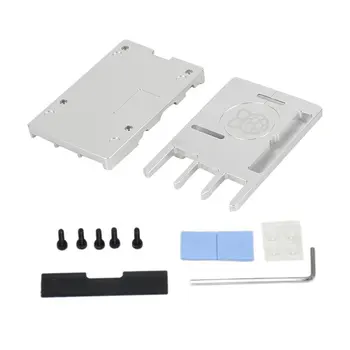 

3B+Ultra-thin Aluminum Alloy CNC Case for Raspberry Pi 3 Mode B3+ Metal Portable Box New Version for 3B+