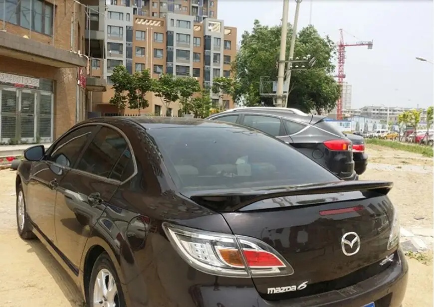 АБС-пластик, автомобильный заднее крыло багажника выступ Спойлеры для Mazda 6 спойлер 2006 2007 2008 2009 2010 2011