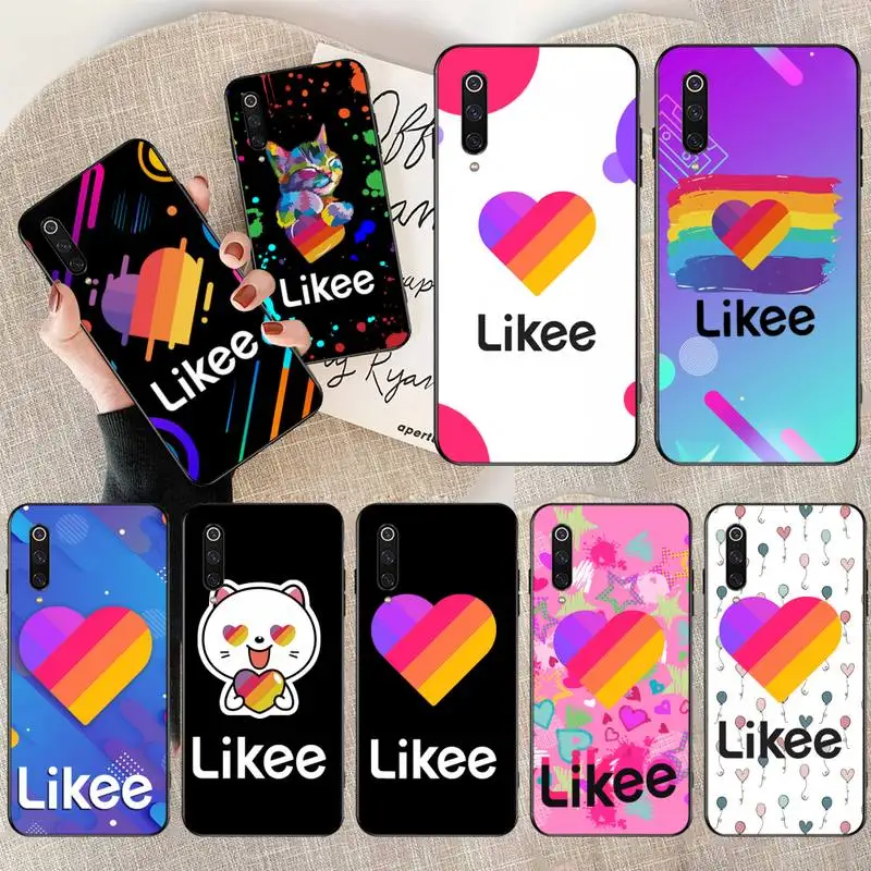 Чехол для телефона с логотипом Likee app cat bear love heart Xiaomi Mi Note 10 Lite 9T Pro xiaomi CC9 9SE |