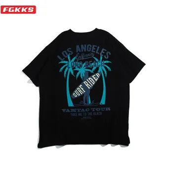 

FGKKS Brand Men T Shirts Original Streets New Men's Fashion T-Shirt Street Slim Youth Skateboard Male T Shirts Top