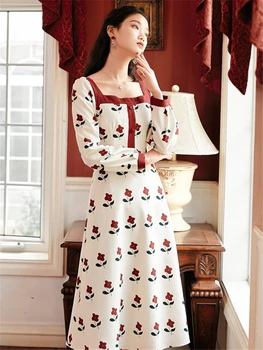 

Dress 2020 Spring New Style Elegant Hepburn Children Retro Fairy Immortal MORI Series French Slimming Dress