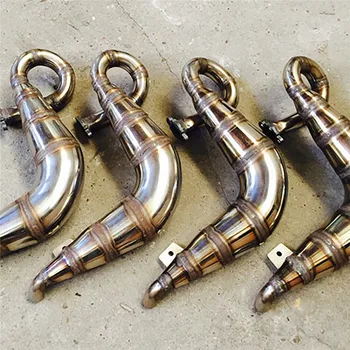 

1pc Stainless Steel Exhaust Pipe Upgrade Parts for QL-5T LOSI 5IVE-T Universal Car Exhaust Valve Pipe