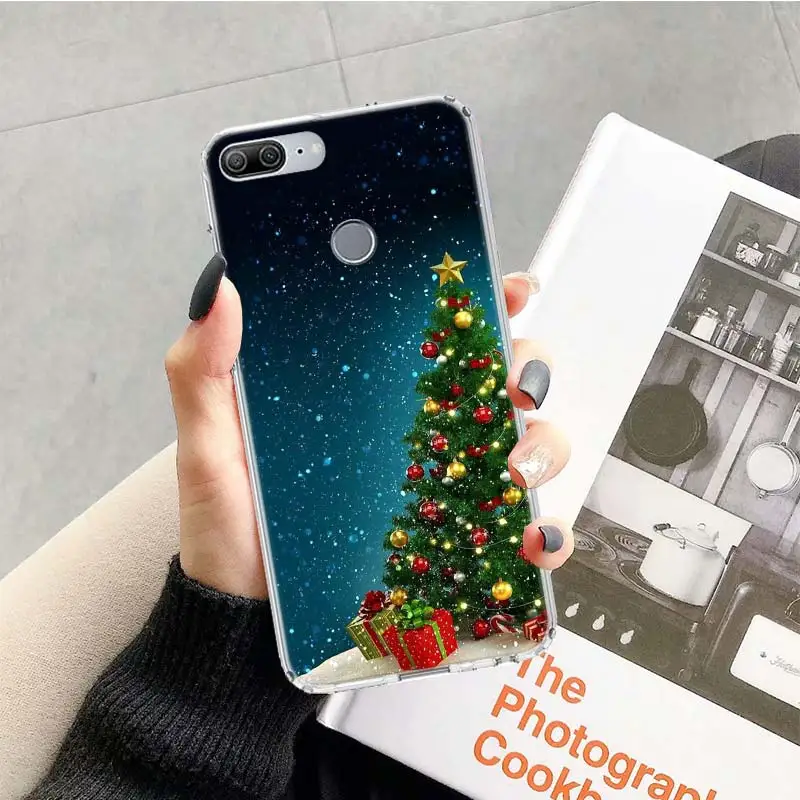 Счастливого Рождества Санта Клаус Олень чехол для huawei Honor 9 10 20 Lite рro 9X 8X 8A 8C фотоаппаратов моментальной печати 7S 7A 7C Y5 Y6 Y7 Y9 мягкий чехол для мобильного телефона C - Цвет: TR125-5
