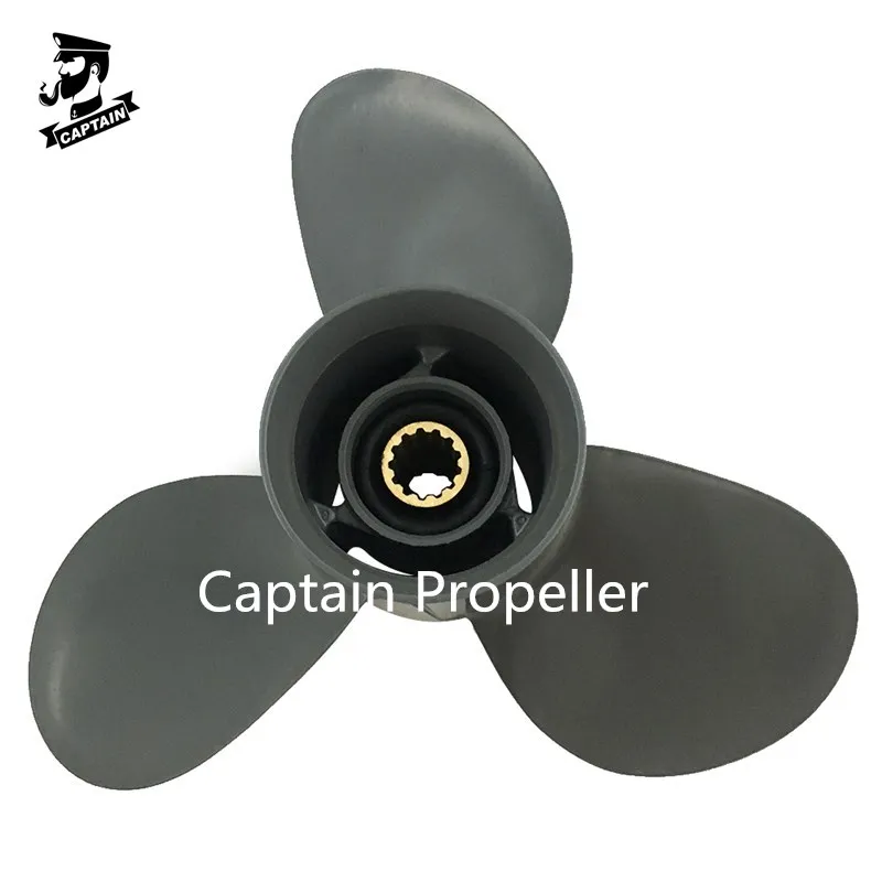 Captain Outboard Propeller 11 3/8X12 Fit Honda Engine BF35A BF40A BF40D BF45A BF50D BF50A BF60A 13 Tooth Spline 59130-ZV5-012AH