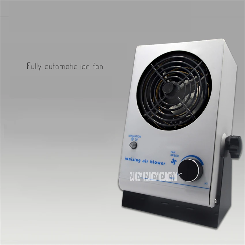 

PC Desktop Anti Electrostatic Ion Fan Ionizing Air Blower Industry Aerostat Small Single Head Static Eliminator Equipment