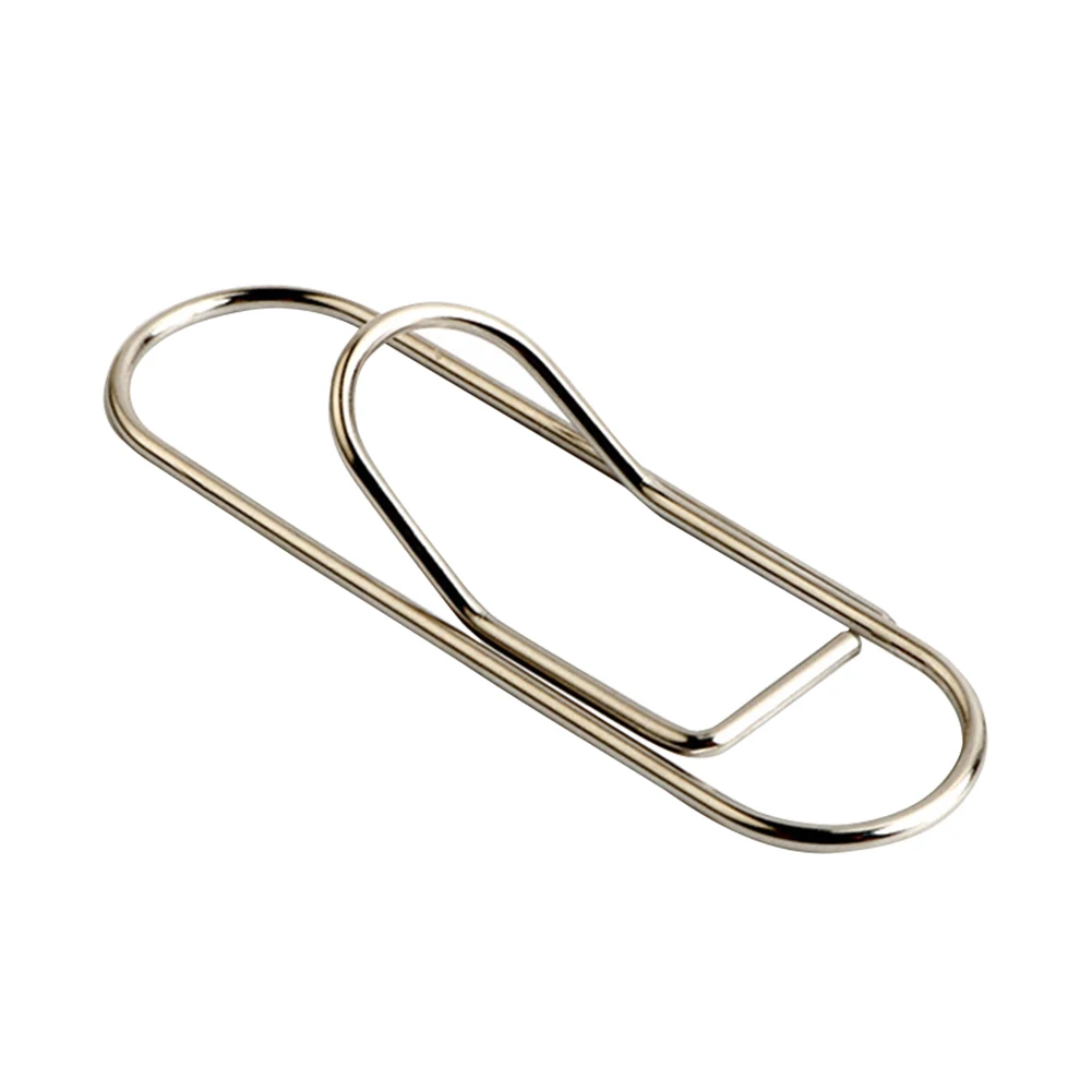 

25pcs Clipboard Paper Clips Bookmark Home School Office Notebook Journals Stationery Gifts Metal Student Travel Pen Holder