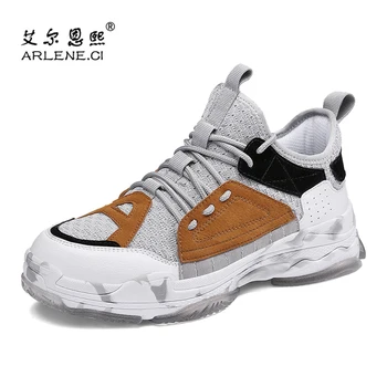 

Original Men Running Shoes Rubber Sole Sneakers Wild Anti-skid Men's Sport Shoes Comfortable Outdoor Trainers Zapatillas Hombre