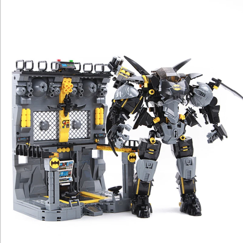 Legoing Movie 2 Batman Action Figures Creator The ultimate Bat Armor Legoed Superheroes Battlegear Bat Mech Building Blocks Toys