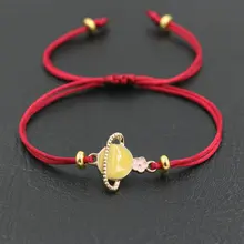 Модный капающий масляный браслет Сатурн для женщин тонкий красный канат нитка String Браслеты Для Пар Браслет Дружбы бижутерия