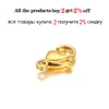 30Pcs/lot Stainless Steel Gold Plated Lobster Clasp Claw Clasps For Bracelet Necklace Chain Diy Jewelry Making Findings Supplies ► Photo 2/6