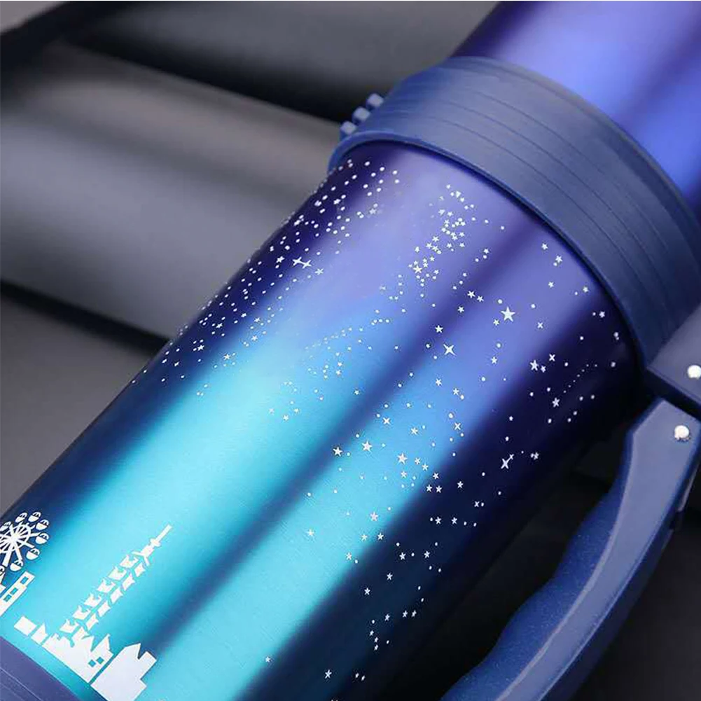 

1.2L Insulated Nonslip Work Portable School Travel Gift Stainless Steal Outdoor Sport Rustproof Drinking Painted Vacuum Flask