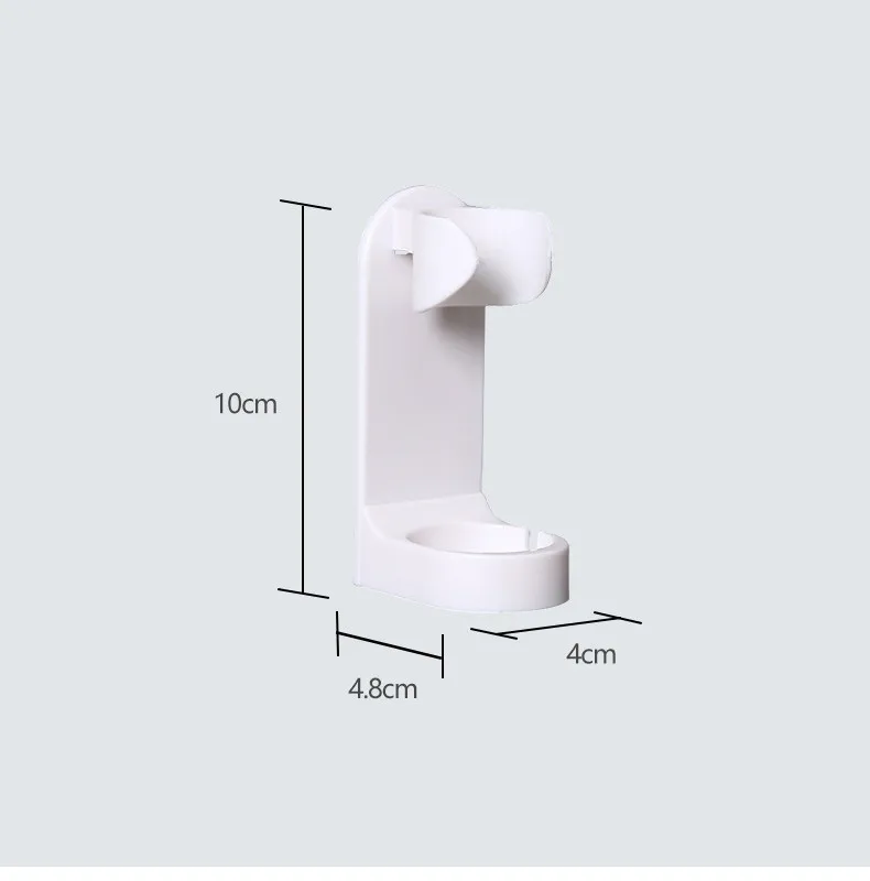 1Pc Creative Traceless Stand Rack Toothbrush Organizer Electric Toothbrush Wall-Mounted Holder Space Saving Bathroom Accessories