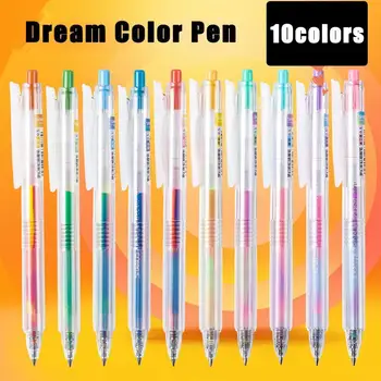 

5 pcs/set Novelty Mixed Dream Color Ink Gradient Gel Neutral Pen Set Scrapbooking For Art Pastel Sketch Supply Pen Statione Q2Q2