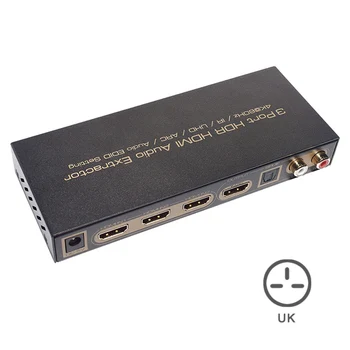 

3 Port HDMI Audio Extractor Splitter Support 1080P 3D 4Kx2K for Laptop Mobile Phone GK99