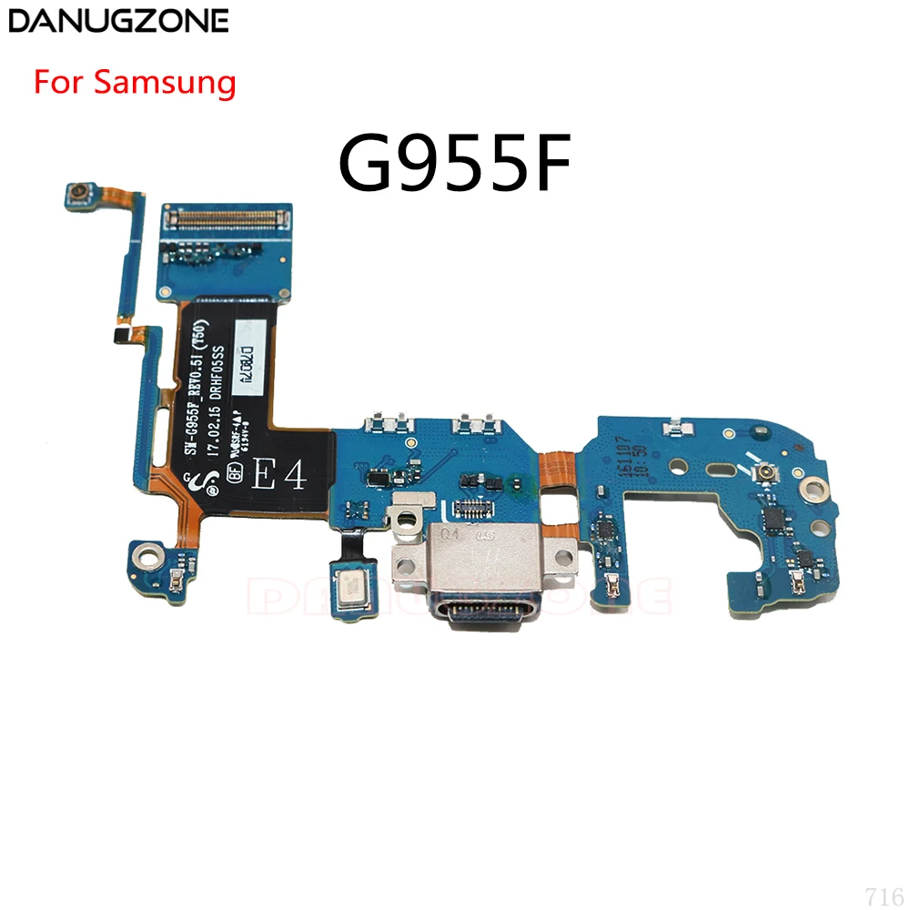 Usb порт зарядки док-станция разъем гибкий кабель для samsung Galaxy S8 Plus + G9550 G955F G955U G955D