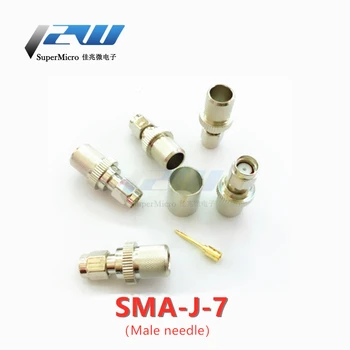 

5pcs/lot SMA connector RF connector SMA-J-7 SMA-K-7SMA male/female head Crimp type for RG8 50-7 line
