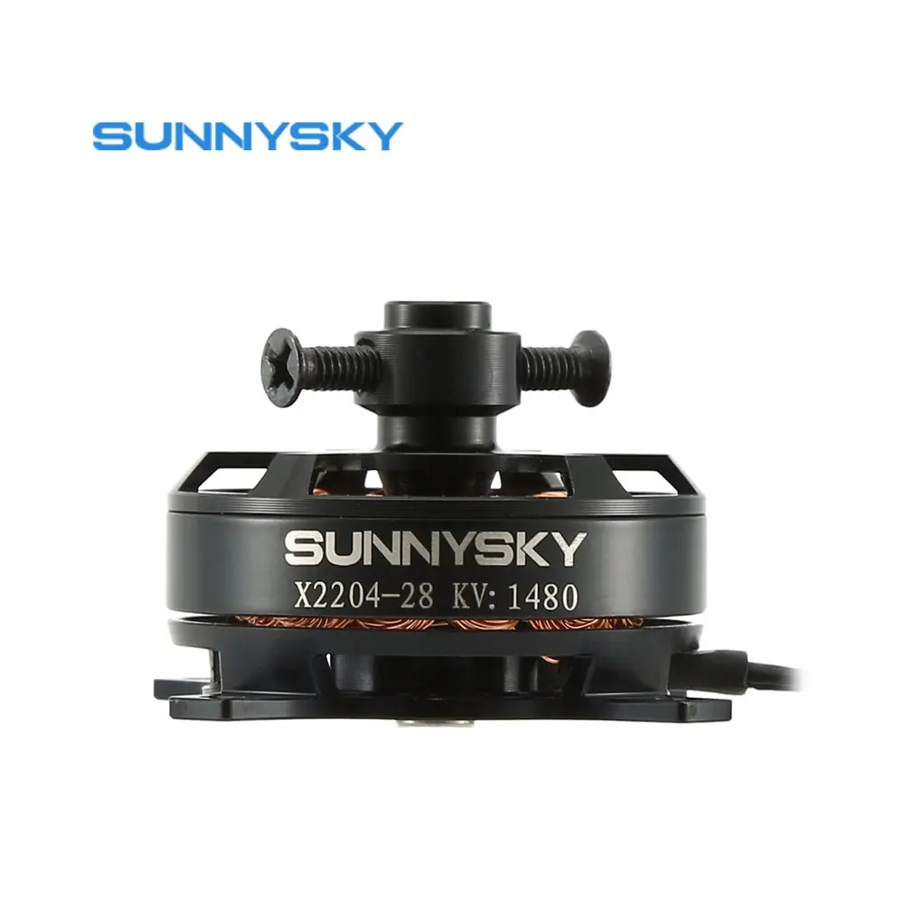 SUNNYSKY X2204 1480KV 1800KV бесщеточный двигатель с фиксированным крылом для многоосевой воздушной радиоуправляемой модели бесщеточного двигателя самолета