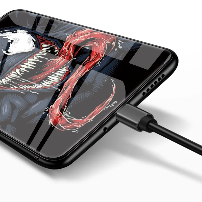 С принтами "Marvel", "Мстители", Стекло чехол для samsung Galaxy A50 A70 A40 A30 A9 J5 J7 J4 J6 A6 A7 A8 S8 S9 S10 плюс S10e Примечание 10 Pro 8 9 чехлы