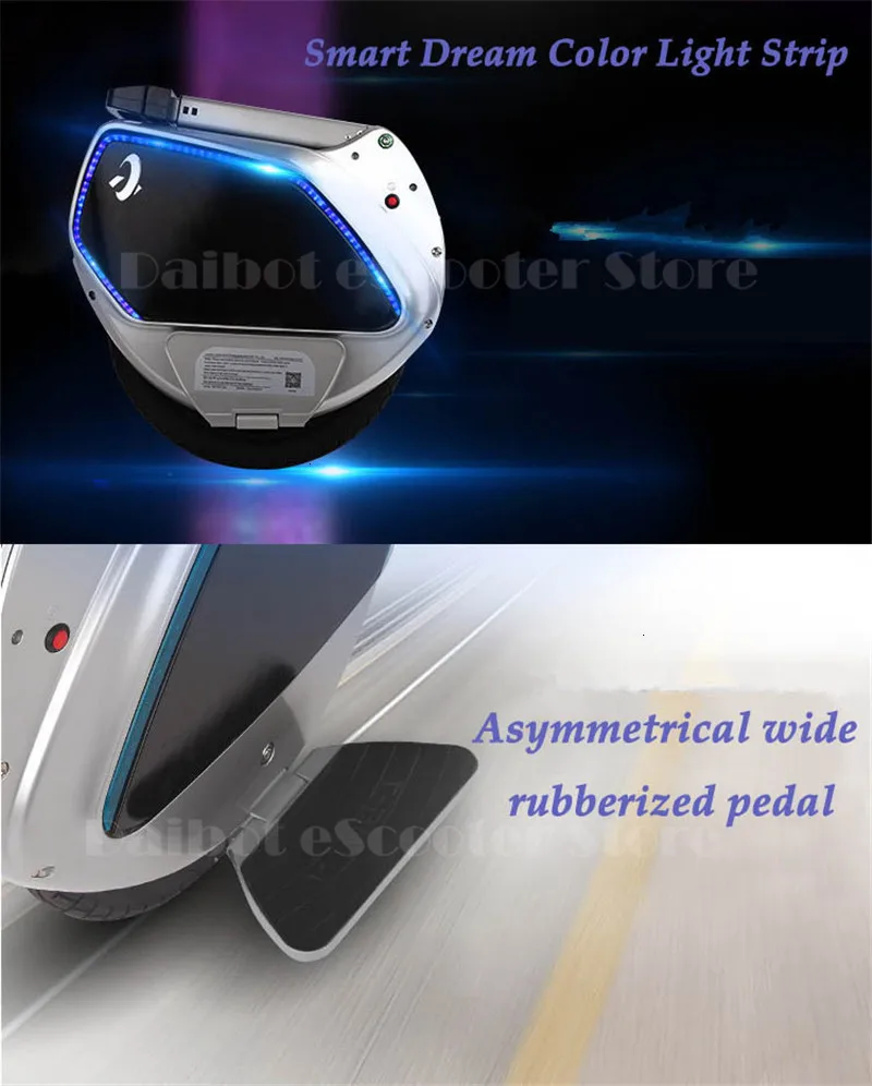Daibot Electric Unicycle One Wheel Self Balancing Scooters 16 inch 60V Humanized Somatosensory Self Balance Electric Scooter     (8)