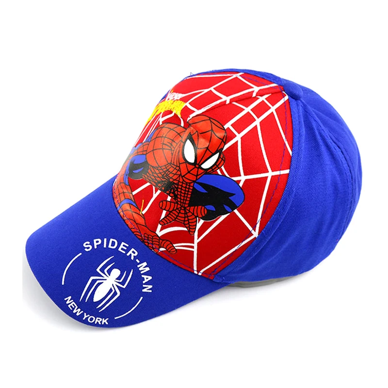 Disney Anime Cute Spiderman Kids Hats For Boys Girls Summer Autumn Baby Baseball Cap Children's Hip Hop Sun Hat Child Visor Caps 5