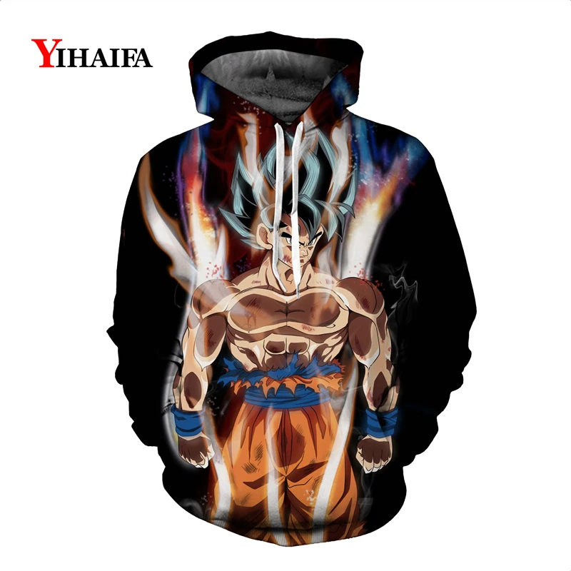 

3D Sweatshirt Mens Men'ss Dragon Ball Z Hoodies Space Galaxy Goku Graphic Print Pullover Tracksuit Casual Cartoons Tops