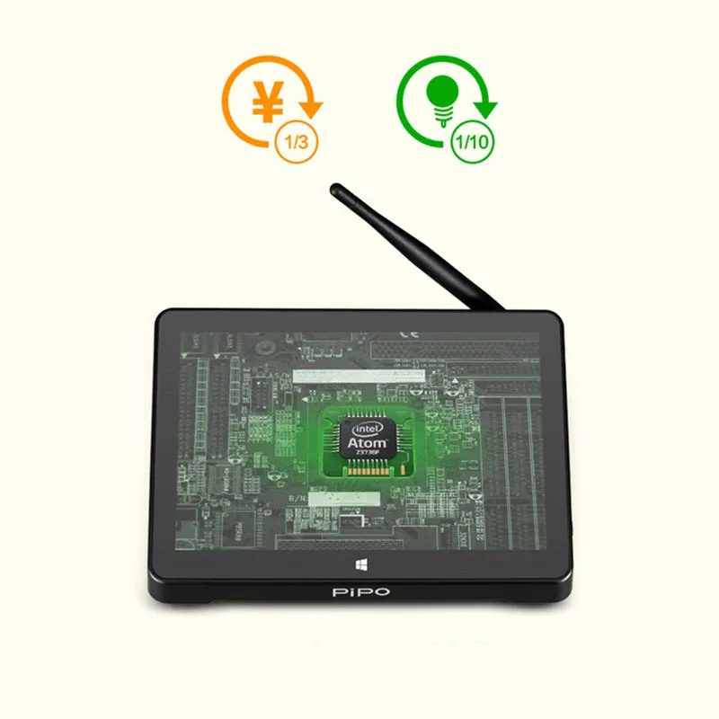Горячая Распродажа PiPo X8 S Win10 мини-компьютер Smart ТВ коробка Z3735F 4 ядра 1280x800 2 Гб оперативной памяти, 32 Гб встроенной памяти, Bluetooth 4,0 HD медиаплеер 7 дюймов ips Экран смотри