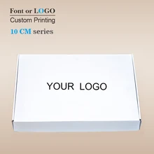 10 см серия на заказ плотная белая гофрированная бумага почтовые коробки печатный логотип упаковка одежды Нижнее белье рубашка поло коробка