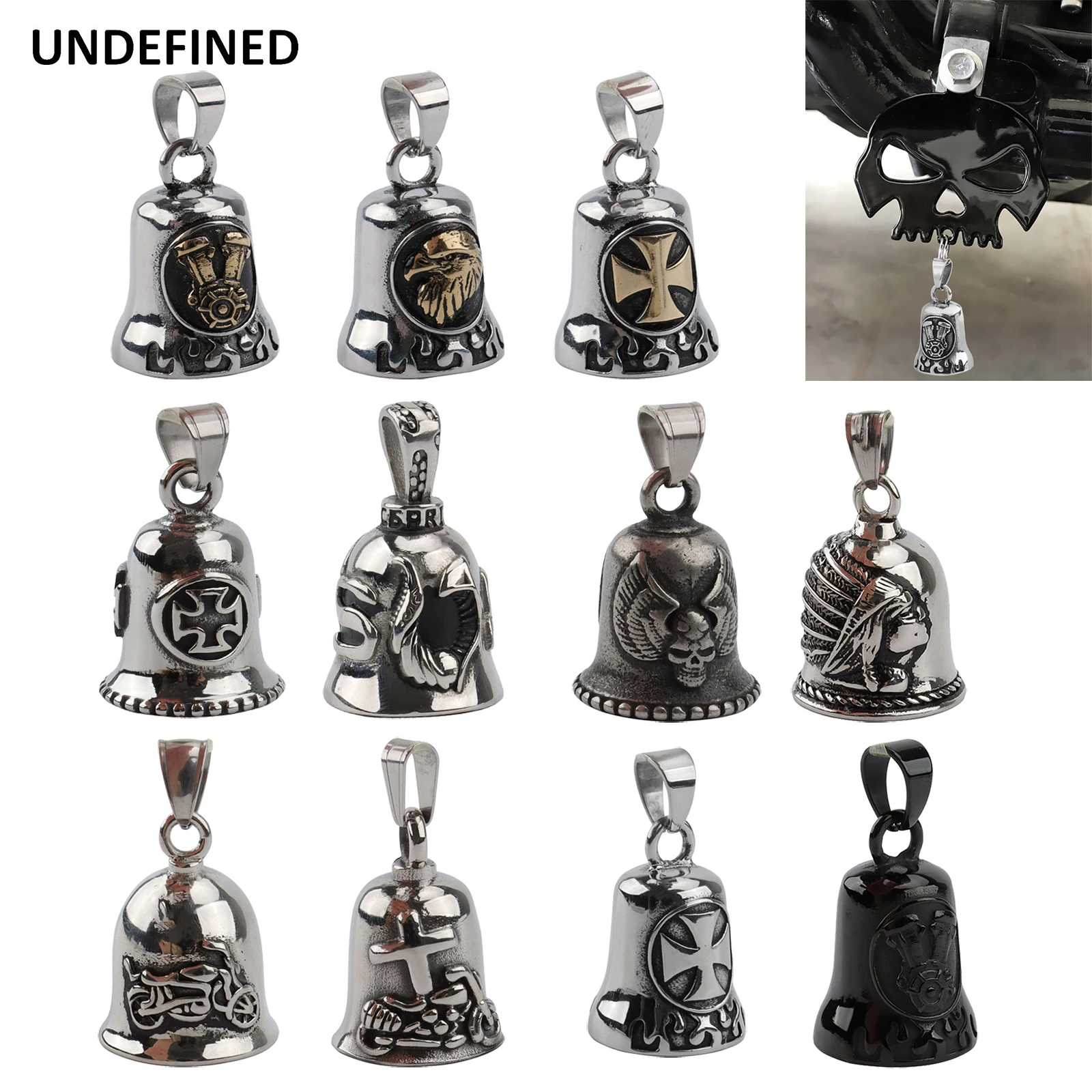 Eagle Motorcycle Bell Skull Cross Engine Cool Biker Guard for Harley Indian Scout Bobber Chief Dyna Softail Touring Chopper | Автомобили и