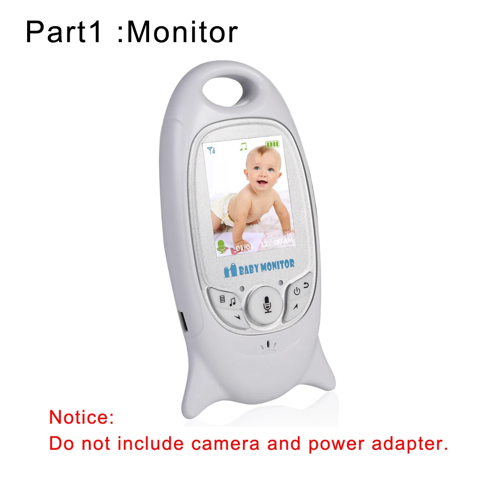 V601-Monitor VB601 детский монитор аксессуары, 2,0 дюймовый ЖК-экран детский монитор камера адаптер питания кабель для VB601, беспроводной 2,4 ГГц простая пара - Цвет: V601-Monitor