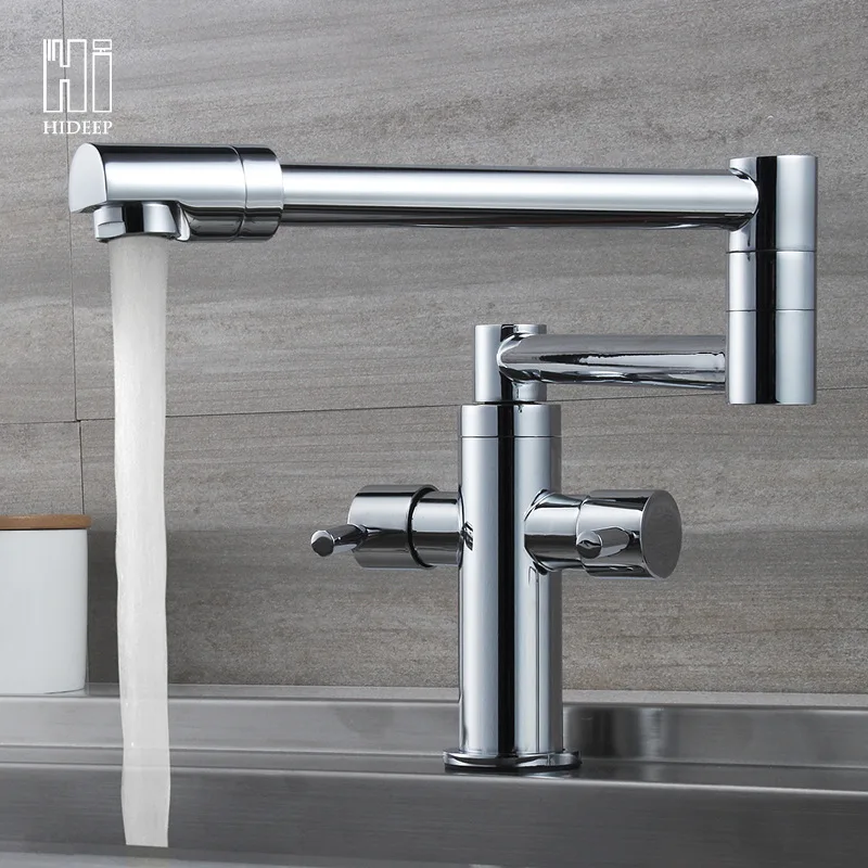 

Hideep Kitchen Hot And Cold Faucet Collapsible Copper Bamboo Joint Washing Basin Leading Manufacturers