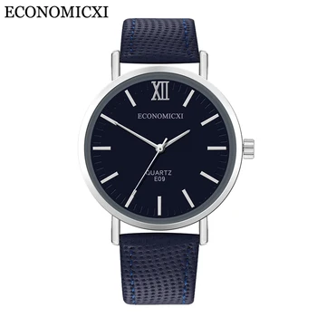 

Women Watches Relojes Para Mujer New Ladies Watch Brand Luxury Gift For Women Blue Leather Strap Quartz Wristwatch Female Clock