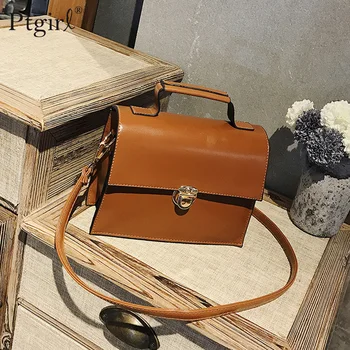 

2020 Women New Arrival Small Square Bag Ladies PU Leather Fashion Handbag Retro Shoulder Bags Messenger bag Mobile Phone Packet