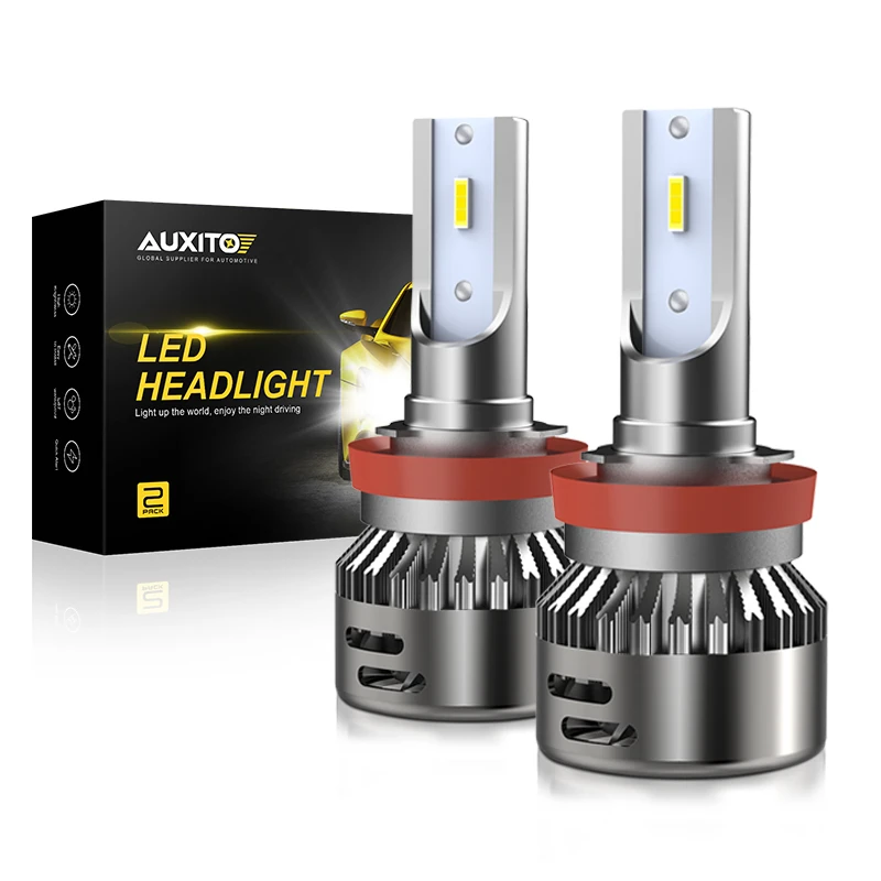 

AUXITO 2PCS H11 H7 H4 9005 HB3 LED Car Turbo Mini Headlight Bulb CSP 6000K Auto DRL Fog Lamp For Mazda 3/6/CX5/323/B2200/MPV/929
