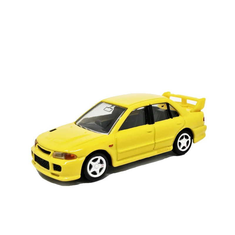 Такара TOMY Tomica Премиум Mitsubishi Lancer GSR Evolution III желтая литая модель автомобиля Игрушечная машина игрушки для мальчиков