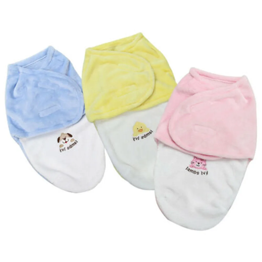 Unisex Comfortable Safety Baby Blanket Wrap Sleeping Bag for 0-12 Months Baby#3