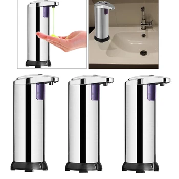 

3x Auto Infrared Sensor Soap Sprayer Touchless Dispenser Cleaning Hands Infrared Sensor Automatic Soap Dispenser