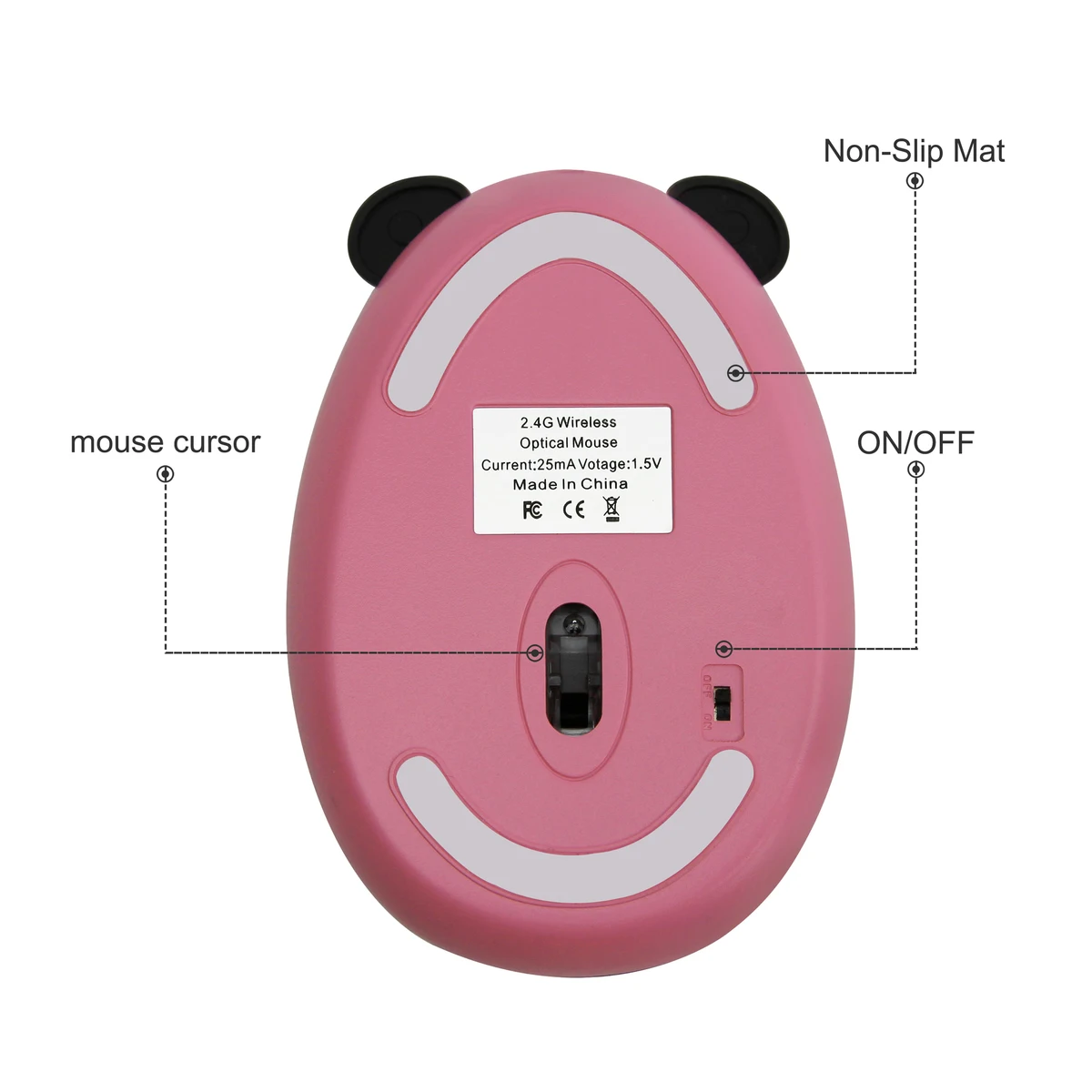 2.4g wireless optical mouse