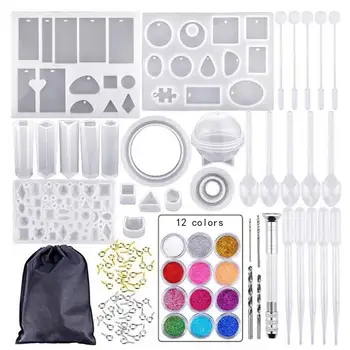 

Various Models Silicone Mold For Resin Silicone uv Resin DIY Clay Epoxy Resin Casting Molds And Tools Set For Jewelry 2020 New